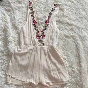 Cream Romper
